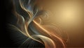 Gradient Layers: Abstract Flow in Cool Hues Royalty Free Stock Photo