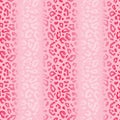 Gradient leopard spots seamless in pink hew