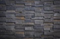 Gradient light on surface of gray stone slate wall background Royalty Free Stock Photo
