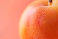 Gradient from orange to soft peach