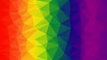 Gradient polygon background. The spectral pattern.