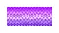 Gradient Purple Zigzag Pattern with Textured Lines, vector design Generative AI Royalty Free Stock Photo