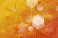 Gradient random geometrical technology web site background