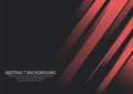 Gradient Red Shape Side Line With Black Background, Wallpaper. Design Graphic Vector