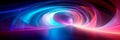 gradient that resembles a portal or time warp tunnel, with swirling colors that evoke a sense of time travel and