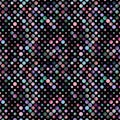 Gradient seamless abstract geometrical random dot pattern background