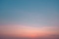 Gradient sky blue and orange in dusk backgroundbackground