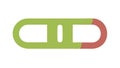 Gradient Slider Switch: Toggle Functions Control Settings Easily Vector Design Generative AI Royalty Free Stock Photo