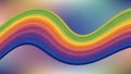 A gradient spectrum transitioning seamlessly across the rainbow s Royalty Free Stock Photo