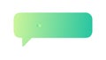 Gradient Speech Bubble, Communication and Chat Icon, vector design Generative AI Royalty Free Stock Photo
