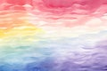 gradient splattered rainbow background hand drawn with watercolor ink seamless painted pattern good for decoration imperfect Royalty Free Stock Photo