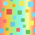 Gradient square pattern. Seamless vector background Royalty Free Stock Photo