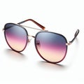 Gradient sunglasses These sunglasses have lenses that transiio Royalty Free Stock Photo