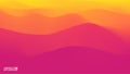 Gradient wave abstract background. Presentation template. Colorful waves background vector. EPS 10 Royalty Free Stock Photo