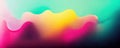 Gradient wave neon colors defocused light curves Royalty Free Stock Photo