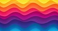 Gradient Wave Pattern in Vibrant Colors Creating a Dynamic and Visually Appealing Abstract Background for Design Projects Royalty Free Stock Photo