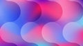 Gradient Waves with meta balls abstract background