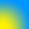 Gradient yellow background. Lower left light. Smooth color transition. Abstract vector art.