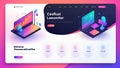 Gradientscape: Radiant UI UX Landing Brilliance. AI generate
