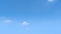 gradual blue sky with little cloud 16:9 wallpaper banner background Royalty Free Stock Photo