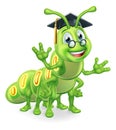 Graduate Caterpillar Book Worm Royalty Free Stock Photo