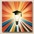 graduate certificate program concept using a light bulb