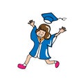 Graduate happy