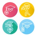 Graduate Student Loan Icons