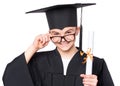 Graduate teen boy student Royalty Free Stock Photo