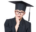 Graduate teen boy student Royalty Free Stock Photo