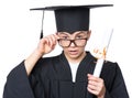 Graduate teen boy student Royalty Free Stock Photo