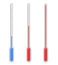 Graduated mercury thermometers