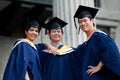 Graduates In Hallway Royalty Free Stock Photo