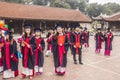 Graduates in the temple
