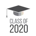 Graduating class in 2020 with Graduation Cap Royalty Free Stock Photo