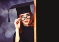 Graduating student Royalty Free Stock Photo