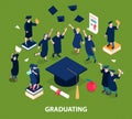 Graduating Students Concept Royalty Free Stock Photo