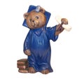 Graduation Bear Royalty Free Stock Photo