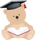 Graduation bear Royalty Free Stock Photo
