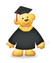 Graduation Bear Royalty Free Stock Photo