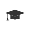 Graduation cap icon vector Royalty Free Stock Photo