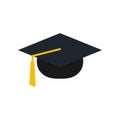 Graduation cap logo icon design template vector illustration Royalty Free Stock Photo