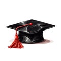 Graduation Cap, Success, Academic education symbol,AI generated