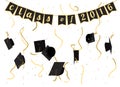 Graduation ceremony 2016 invitation design. Royalty Free Stock Photo