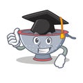 Graduation colander utensil character cartoon
