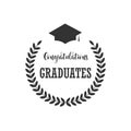 Congratulations Graduates Vector Template Design Illustration