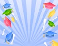 Graduation day greetings Royalty Free Stock Photo