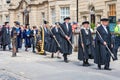 Graduation day. Oxford, England Royalty Free Stock Photo