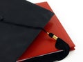 Graduation diploma and cap Royalty Free Stock Photo