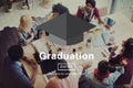 Graduation Education Academic Achievement Concept Royalty Free Stock Photo